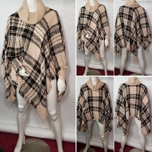Plaid Poncho